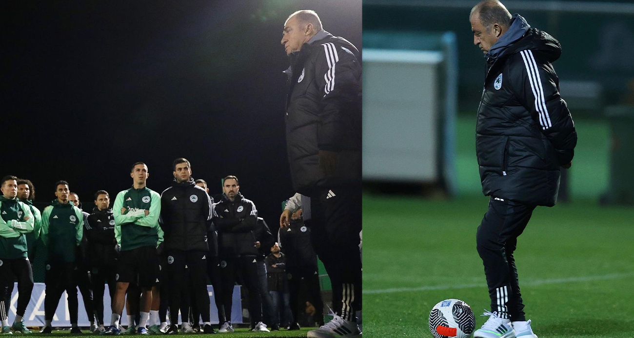 Fatih Terim Panathinaikos Ile Ilk Antrenman Na Kt Hlas Haber Ajans