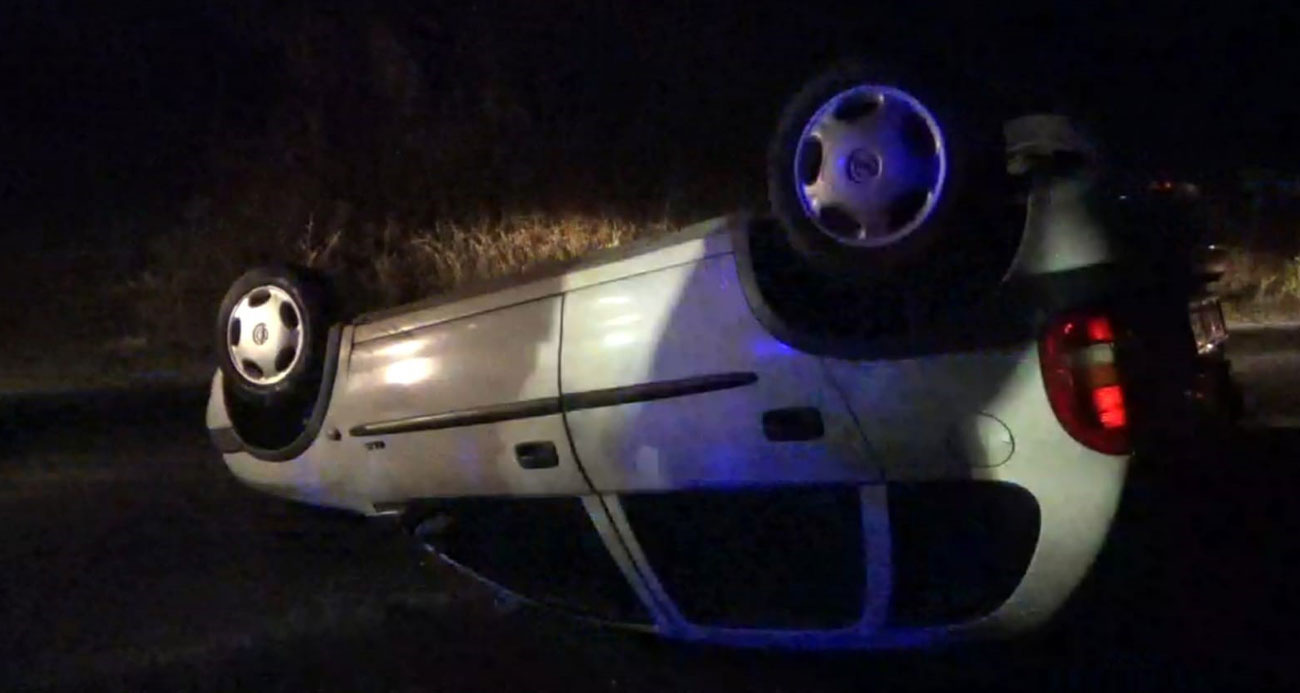 Bayramiç’te iki otomobil kafa kafaya çarpıştı: 5 yaralı