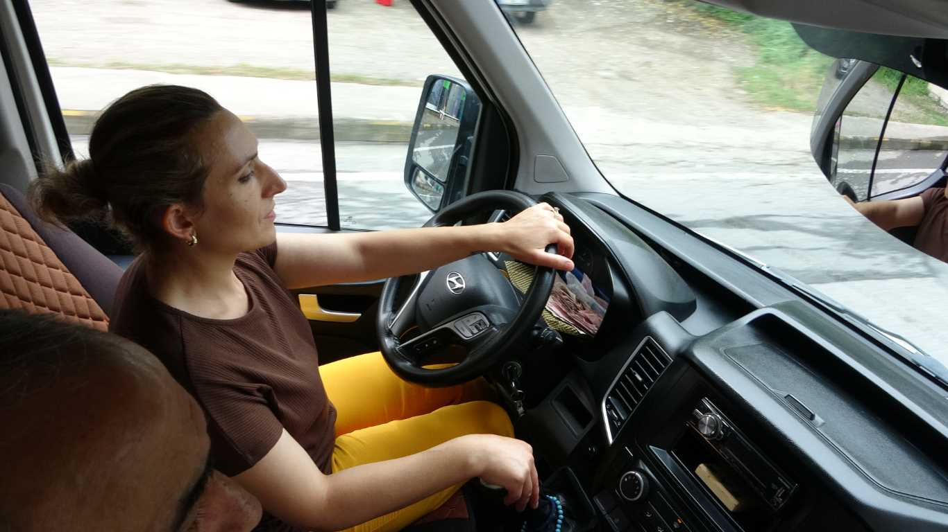 Trabzon’un şoför Nebahat’ı