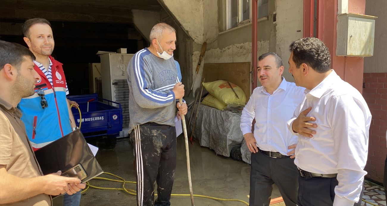 Karapınar beldesinde hasar tespit çalışmaları başladı
