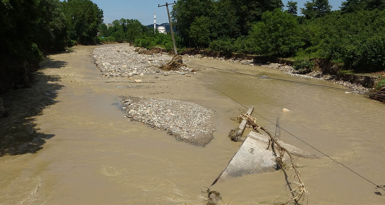 Türkülere konu olan Ordu’nun dereleri yıktı geçti