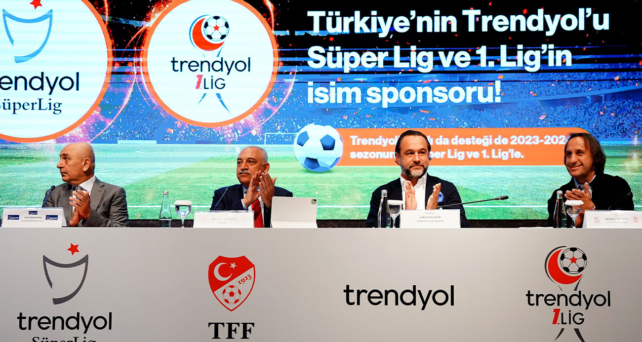Süper Lig ve TFF 1. Lig'in yeni isim sponsoru Trendyol oldu İhlas Haber  Ajansı
