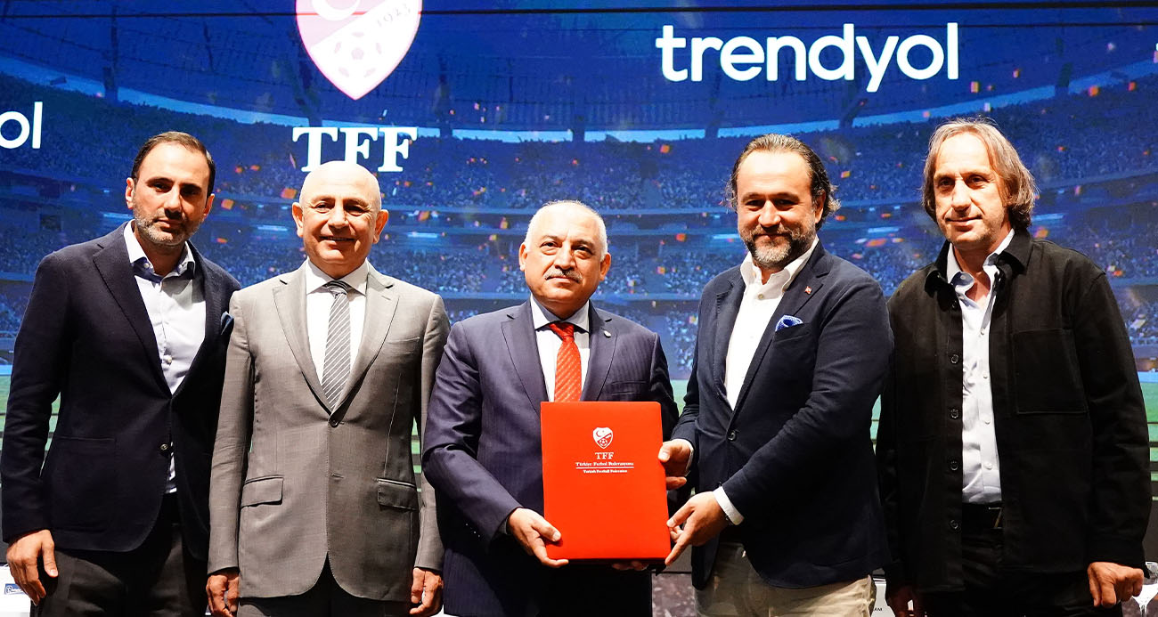 Süper Lig ve TFF 1. Lig’in yeni isim sponsoru Trendyol oldu
