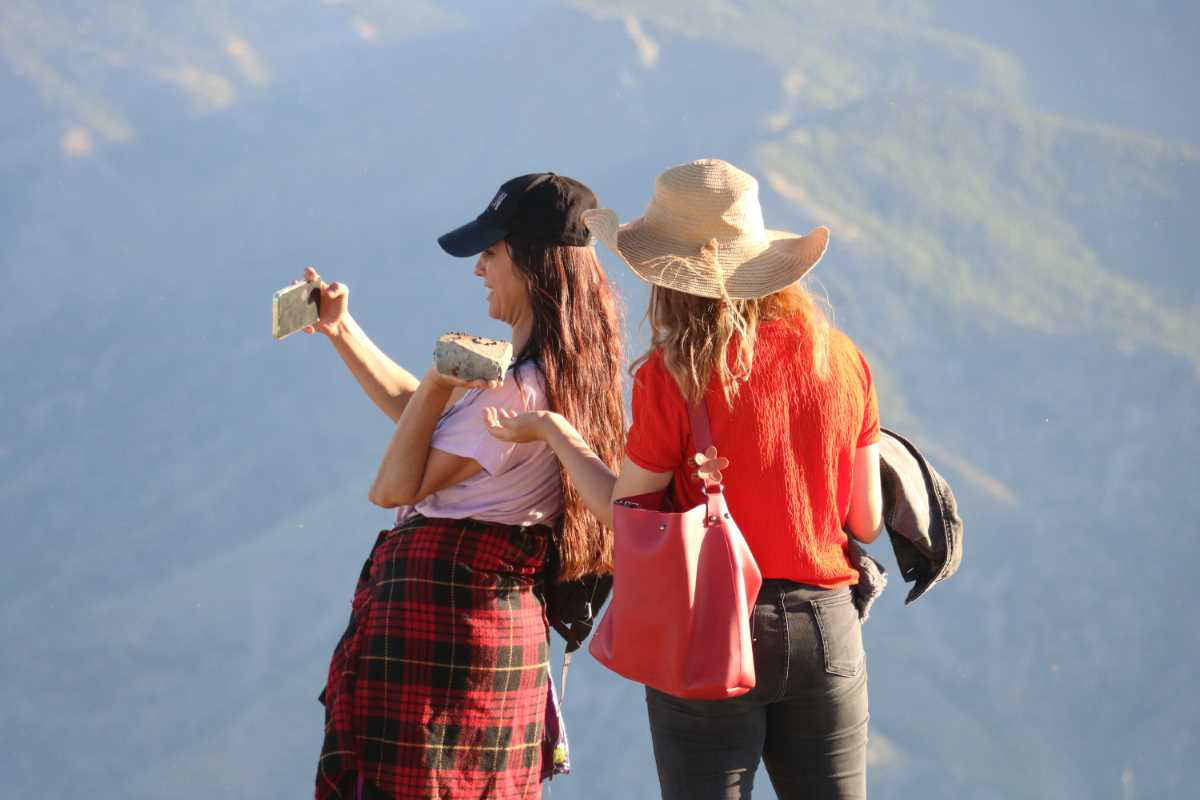 2 bin 260 rakımda uğur böceklerinin görsel şöleni başladı