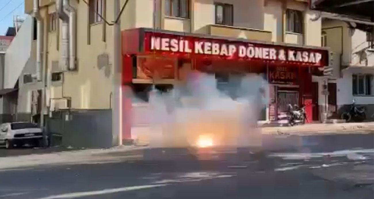 Kopan elektrik kabloları çevreye korku saçtı