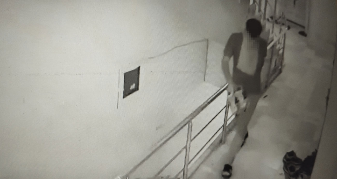 Nusaybin’de ayakkabı ve telefon hırsızları güvenlik kamerasına yansıdı