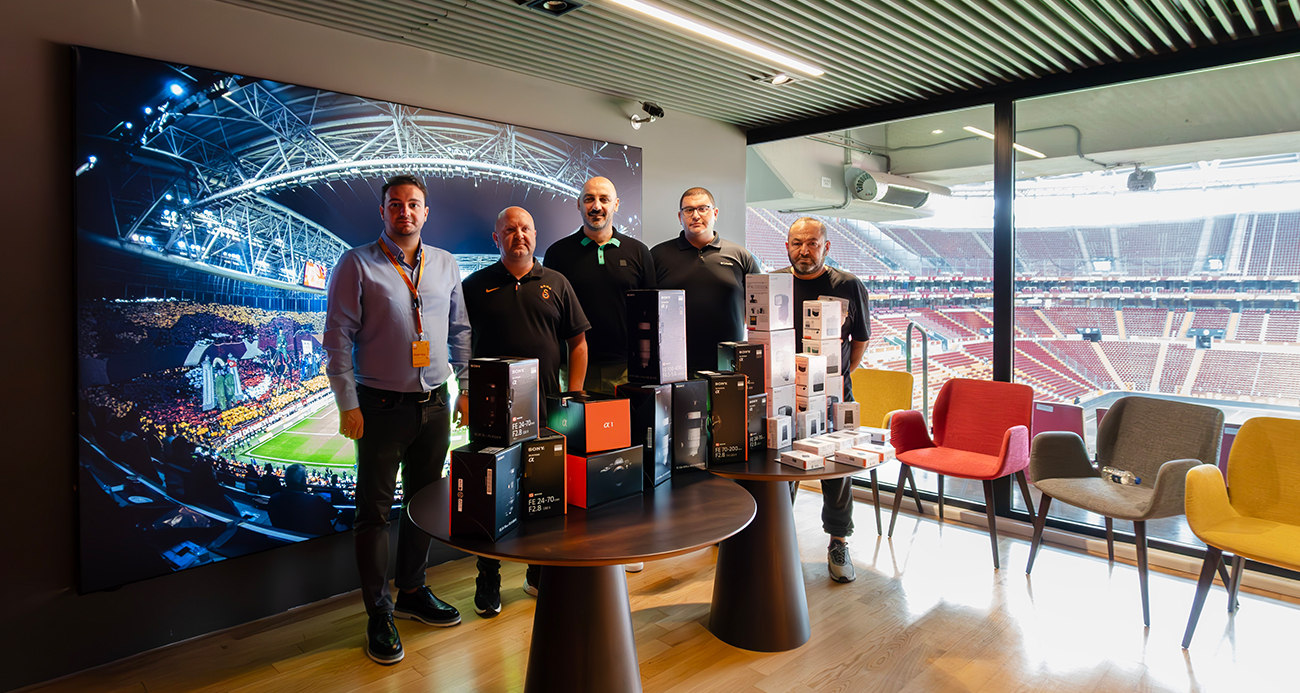 Galatasaray, maçlarda Sony Alpha kullanacak