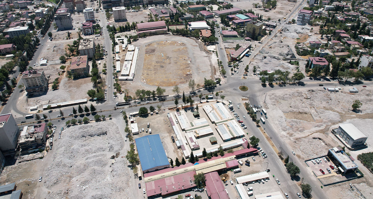 Depremin üzerinden 6 ay geçti, Kahramanmaraş’ın son durumu görüntülendi