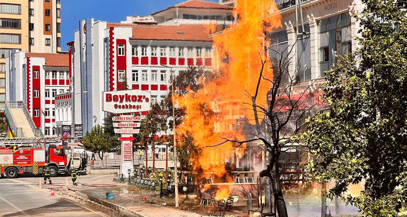 Doğal gaz boru hattında patlama: 1 Yaralı
