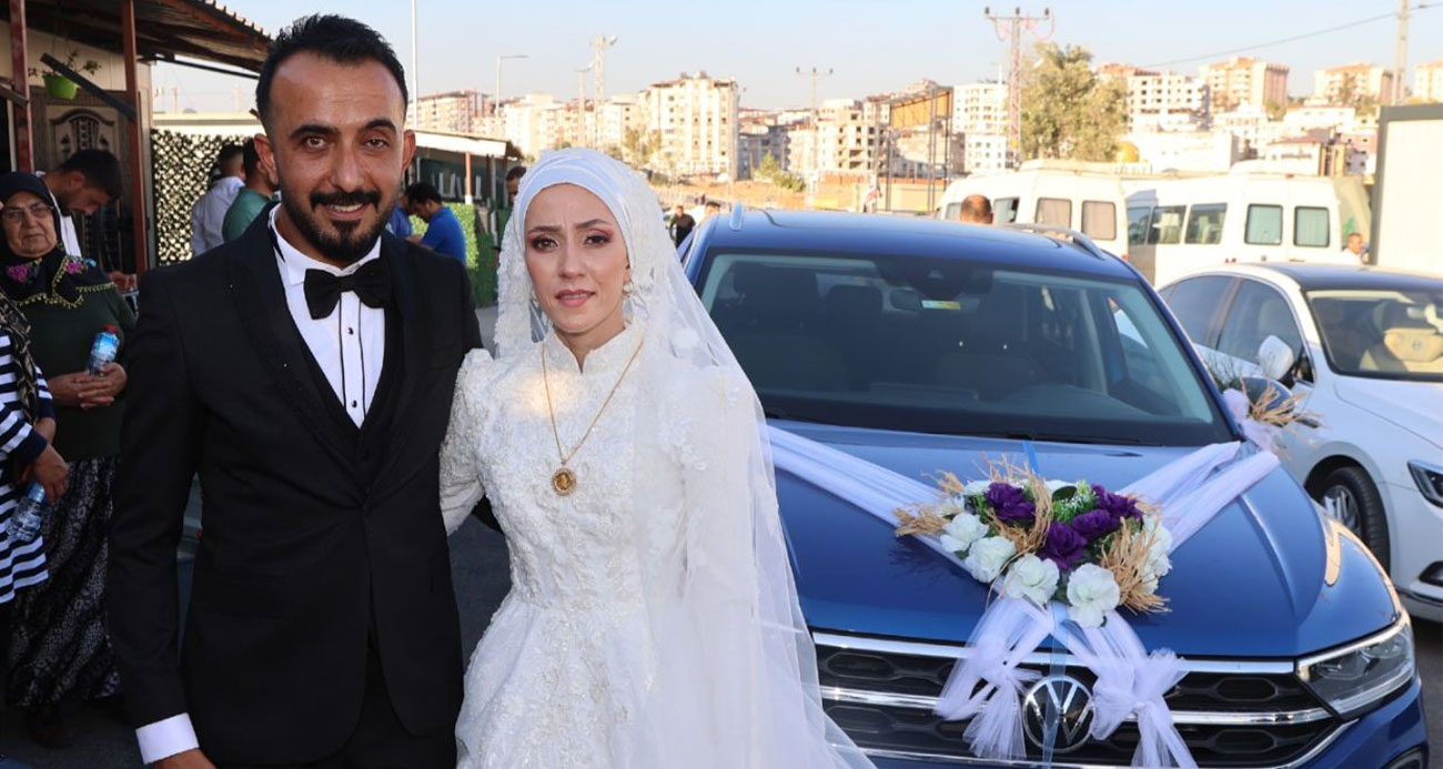Depremzede çiftin nikah töreni konteyner kentte gerçekleşti