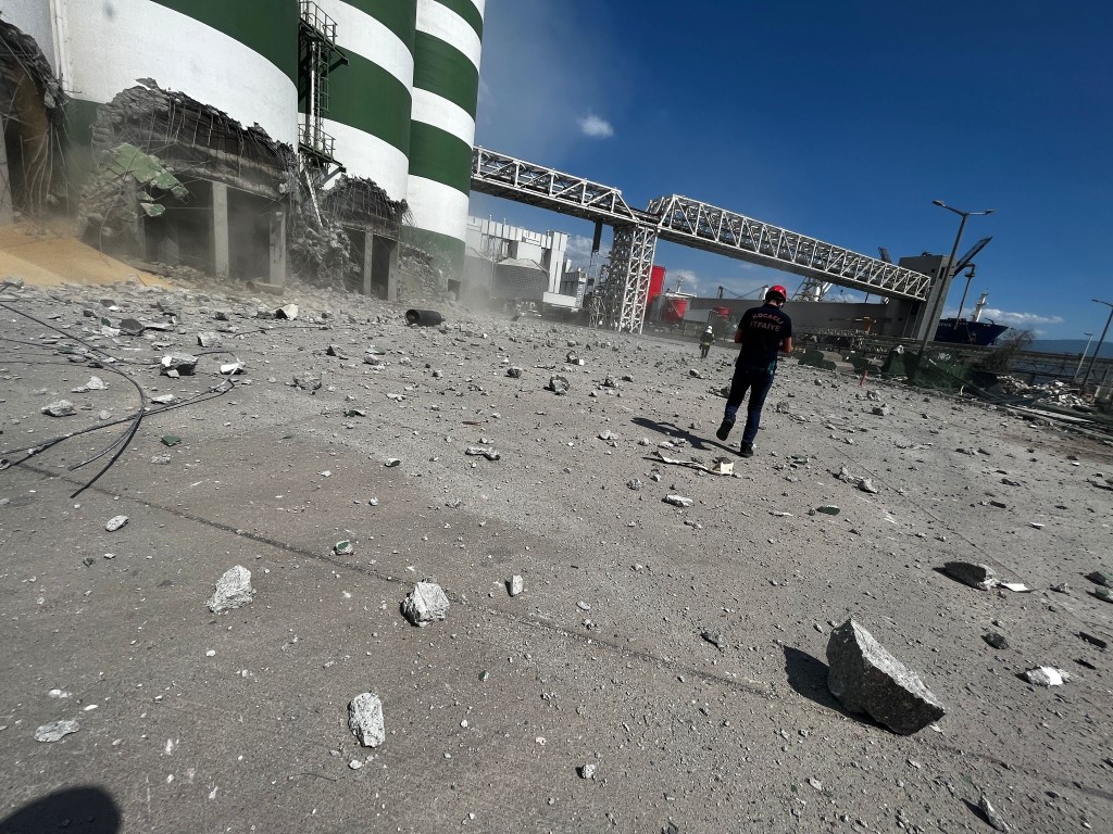 İşte TMO silosundaki patlama anı!