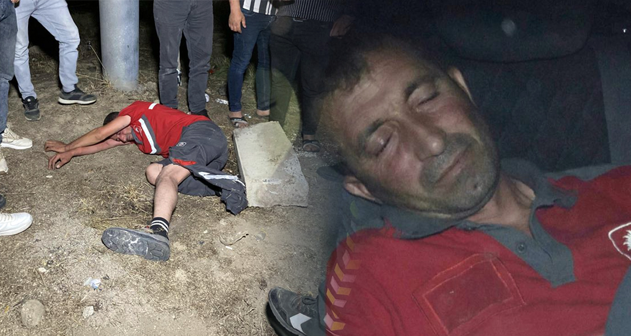 Alkollü sürücü önce polis aracında, sonra refüjde uyudu
