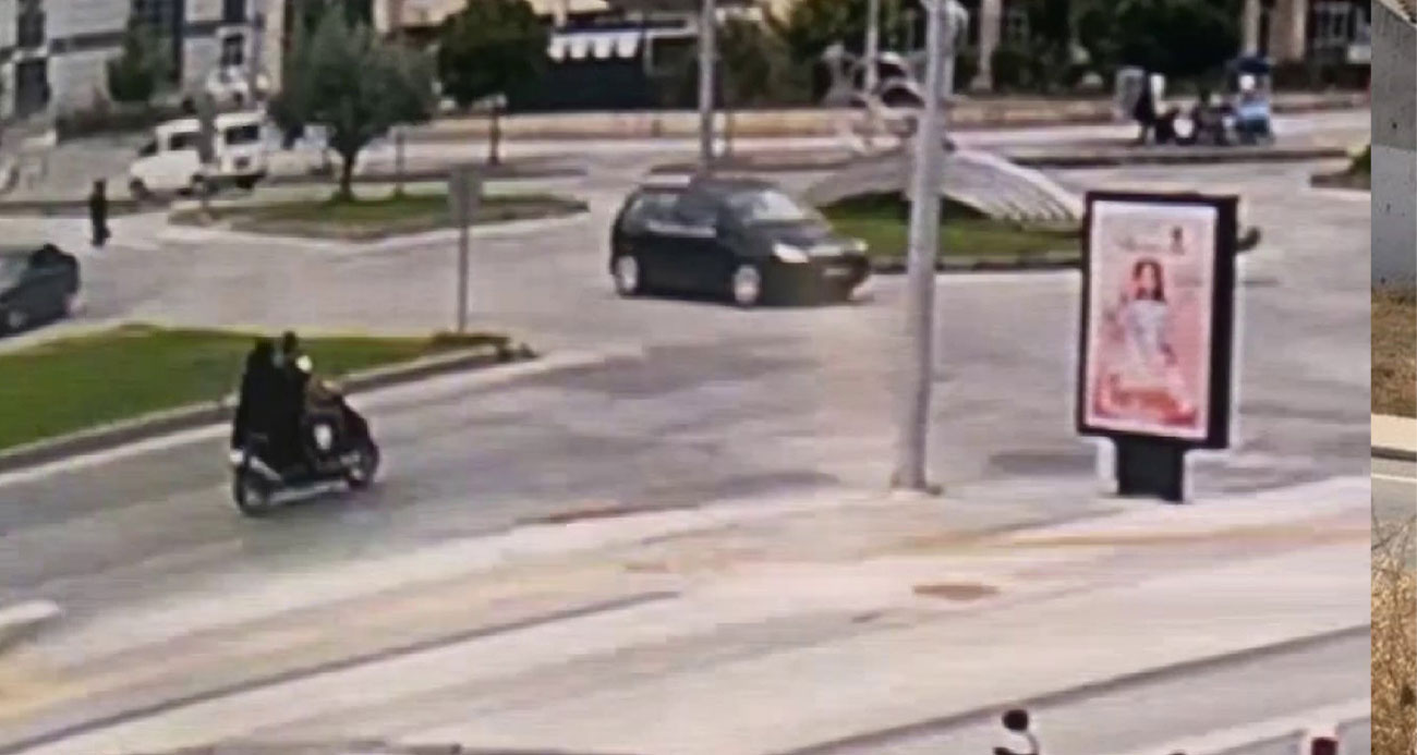 Otomobil ile motosiklet çarpıştı: 2 yaralı