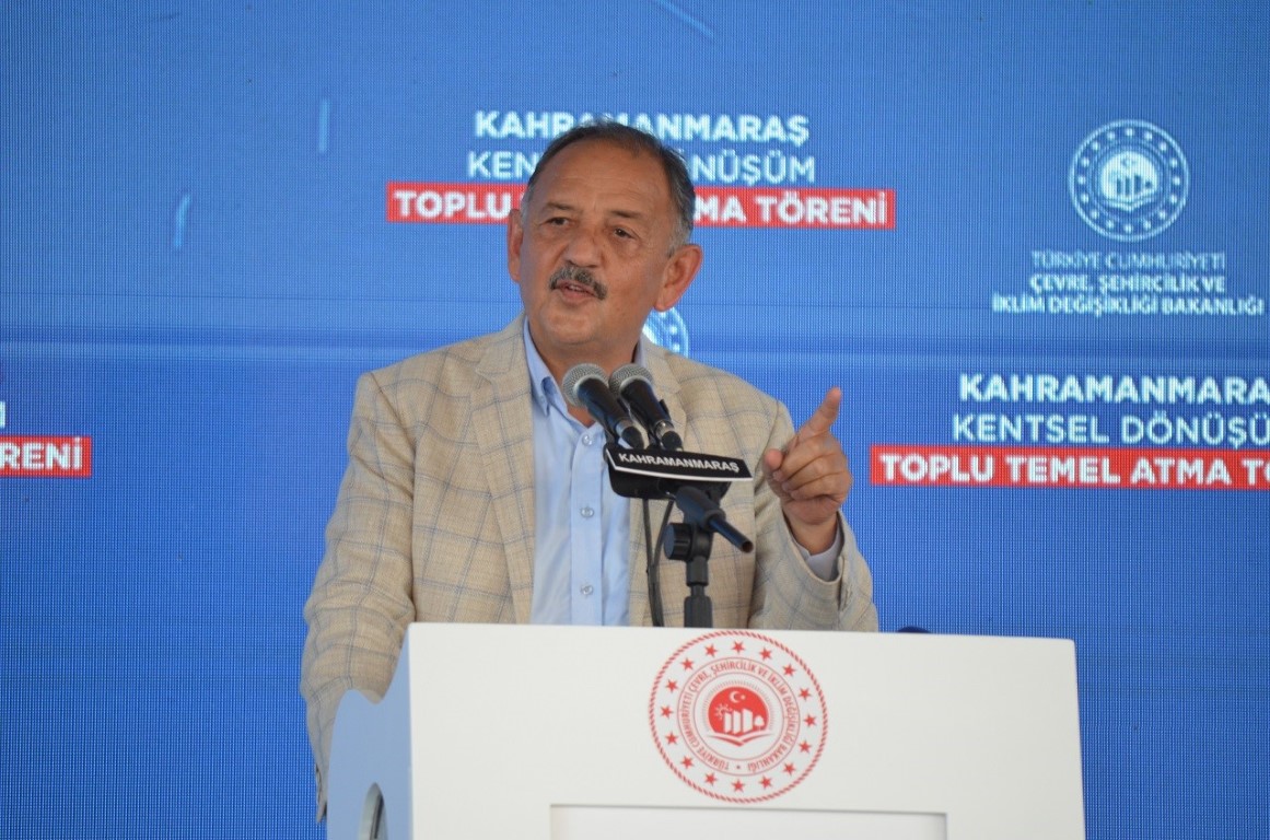 Cumhurbaşkanı Erdoğan startı verdi, Kahramanmaraş’ta ilk temeller atıldı