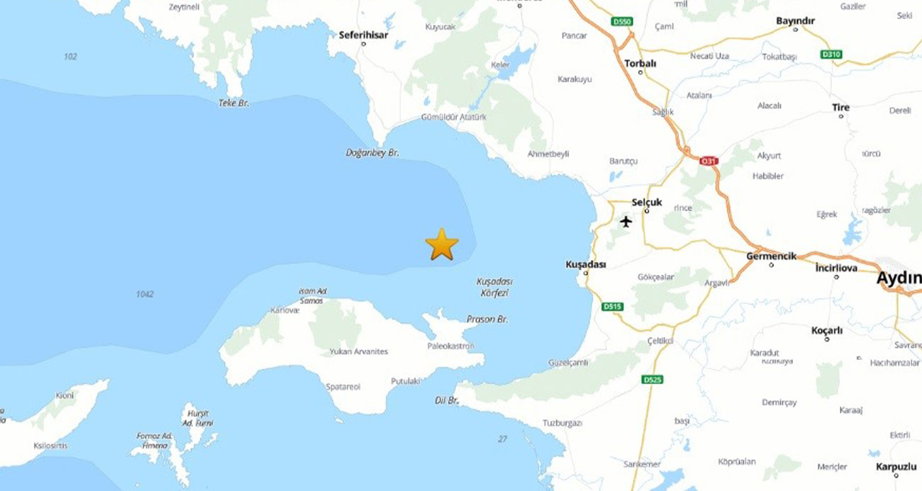 İzmir’de 3.9’luk deprem
