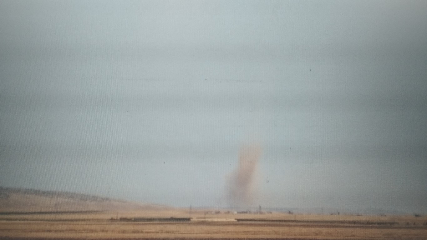 Mardin’de oluşan hortum cep telefonu kamerasına yansıdı