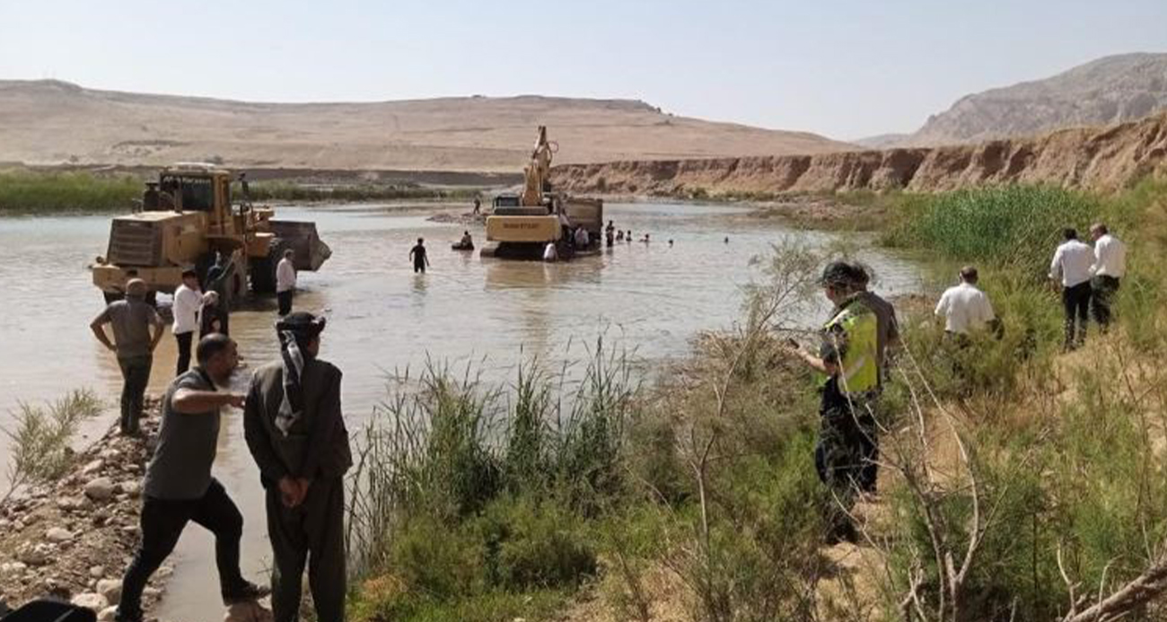 Dicle Nehri’ne düşen kamyonun şoförü hayatını kaybetti