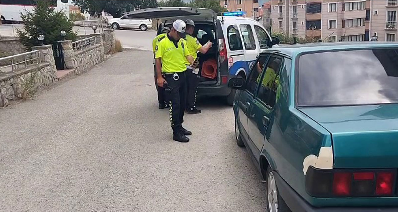 Attığı drift pahalıya patladı: 20 bin 342 lira cezai işlem uygulandı