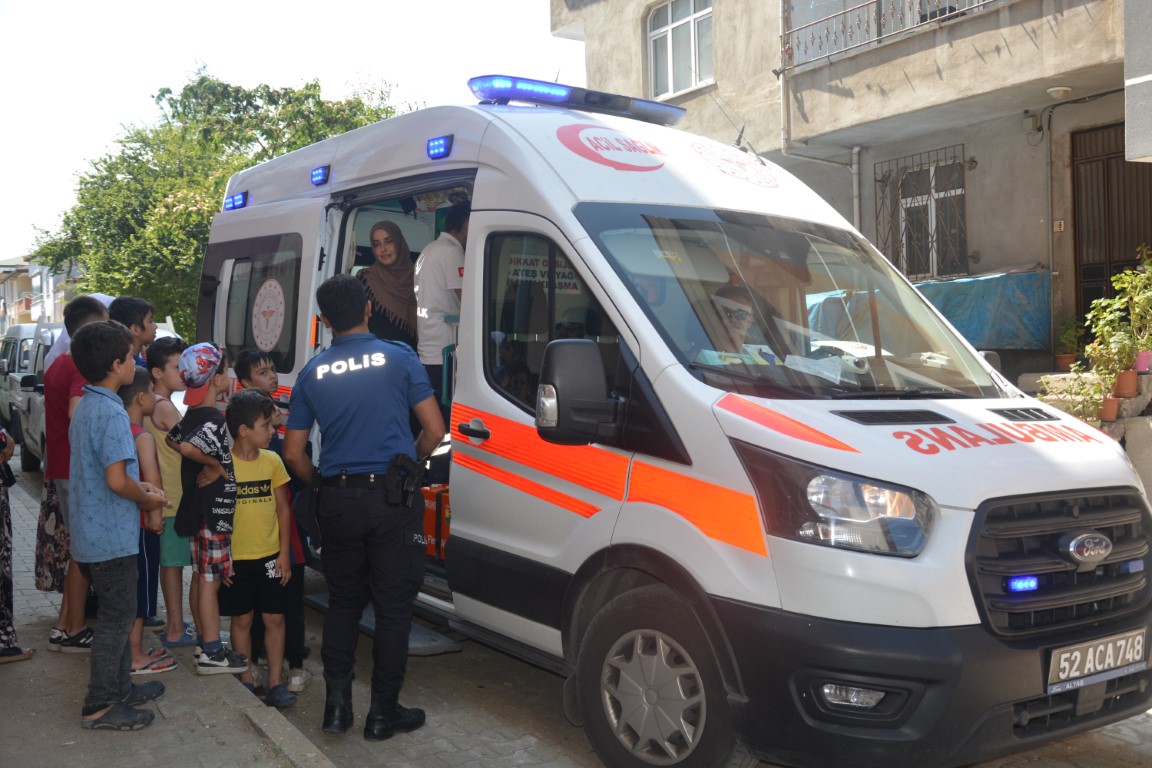 Ordu’da yangın: 2 çocuk dumandan etkilendi