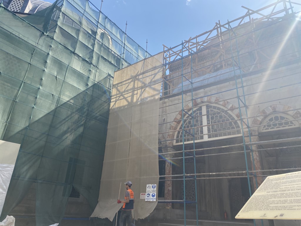 Ayasofya-i Kebir Camii Şerifi’nde restorasyon başladı