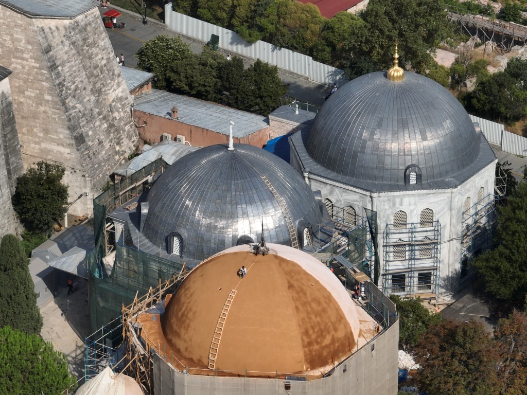 Ayasofya-i Kebir Camii Şerifi’nde restorasyon başladı