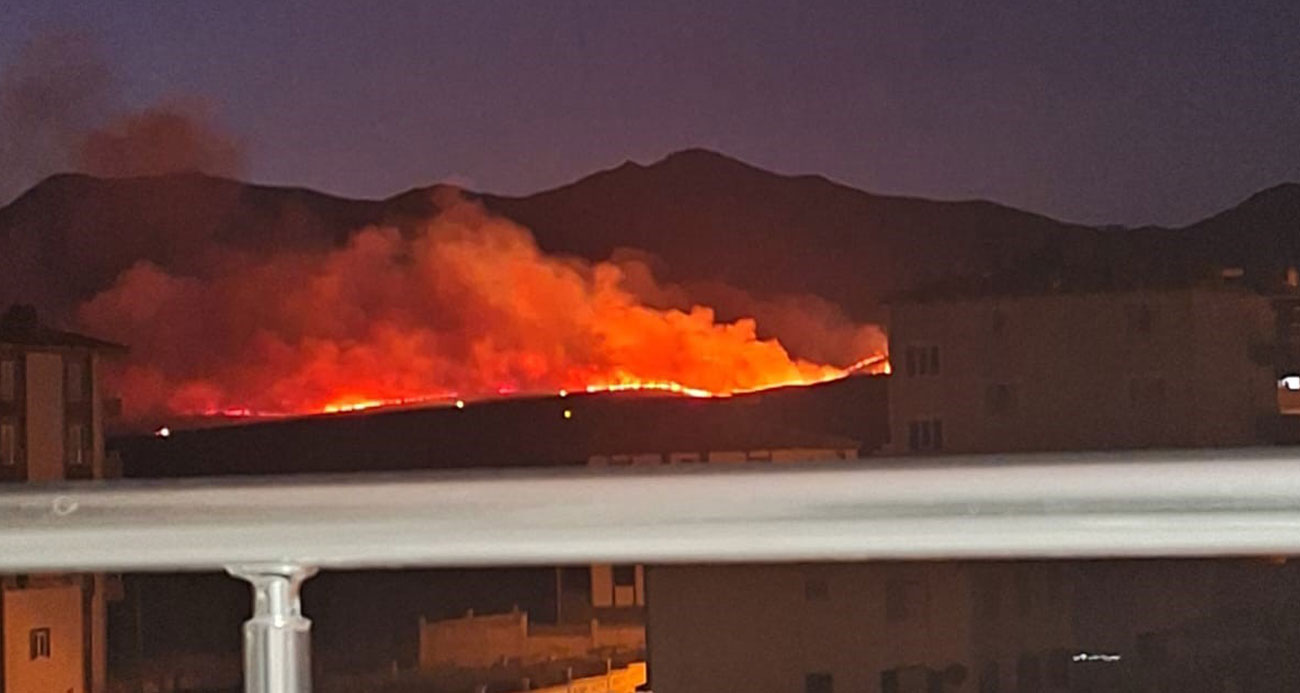 Niğde’de çıkan yangında 500 hektar mera alanı zarar gördü