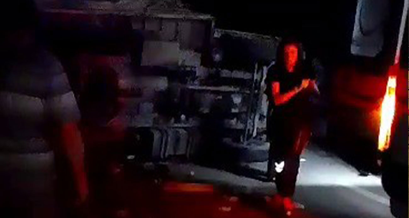 Tokat’ta zincirleme trafik kazası: 1’i jandarma 8 yaralı