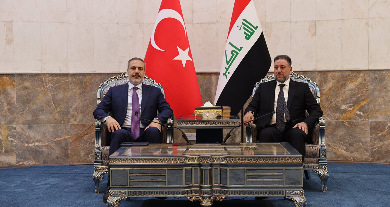 Dışişleri Bakanı Fidan, Irak Egemenlik İttifakı Lideri Hançer ile görüştü