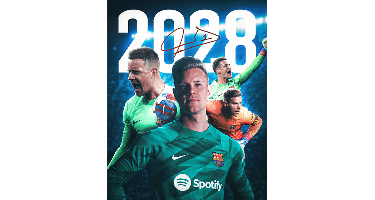 Barcelona, Marc-Andre ter Stegen’in sözleşmesini 2028 yılına uzattı