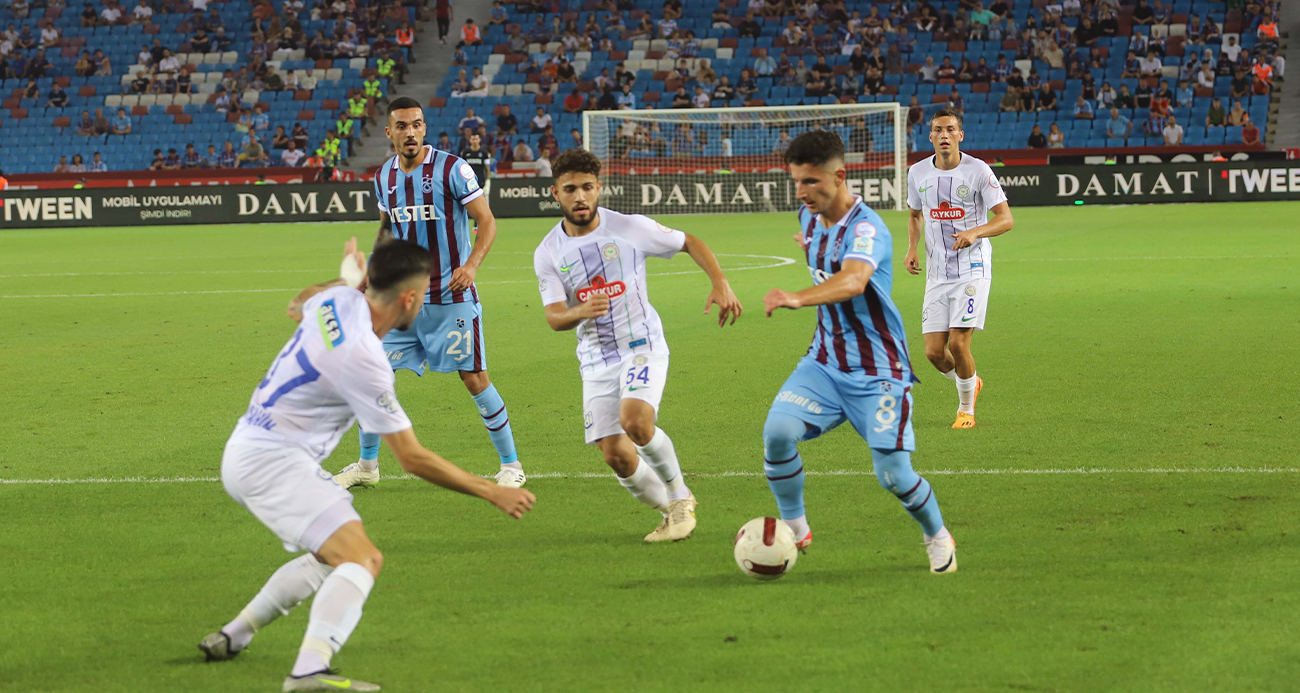 Trabzonspor&#039;a evinde Çaykur Rizespor şoku