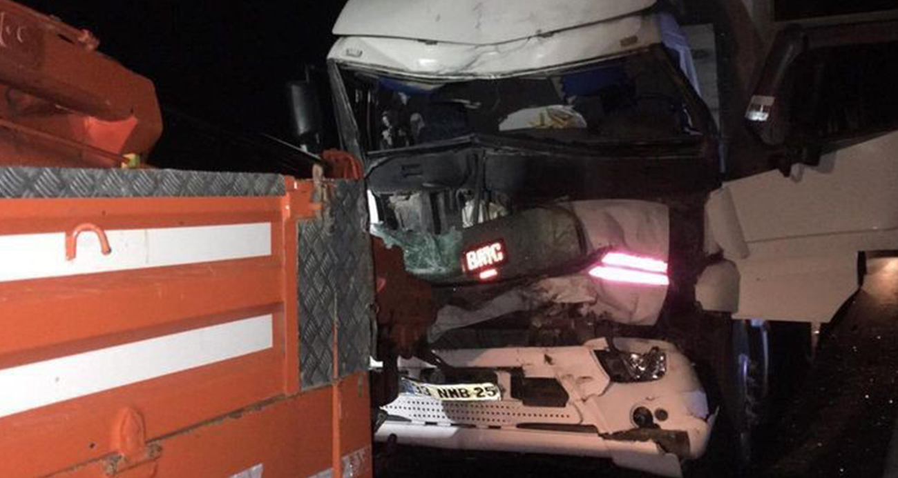 Mardin’de tır kazası: 1 ağır yaralı