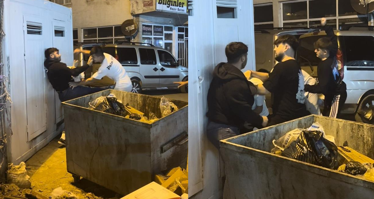 İki grup arasında yumruklu kavga! Birbirlerine girdiler