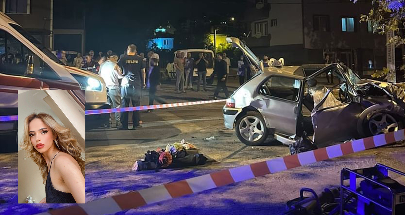 Genç Mürveti ölüme götüren kaza kamerada