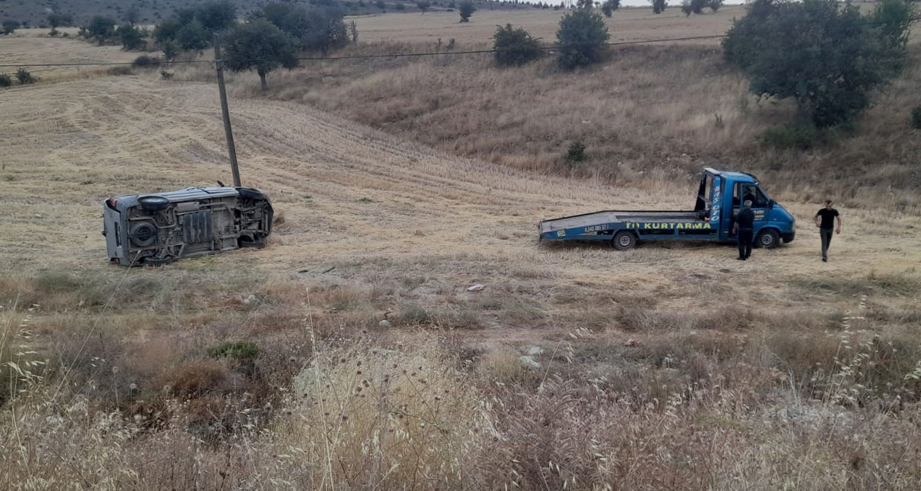 Konya’da düğün yolunda kaza: 1 ölü, 3 yaralı