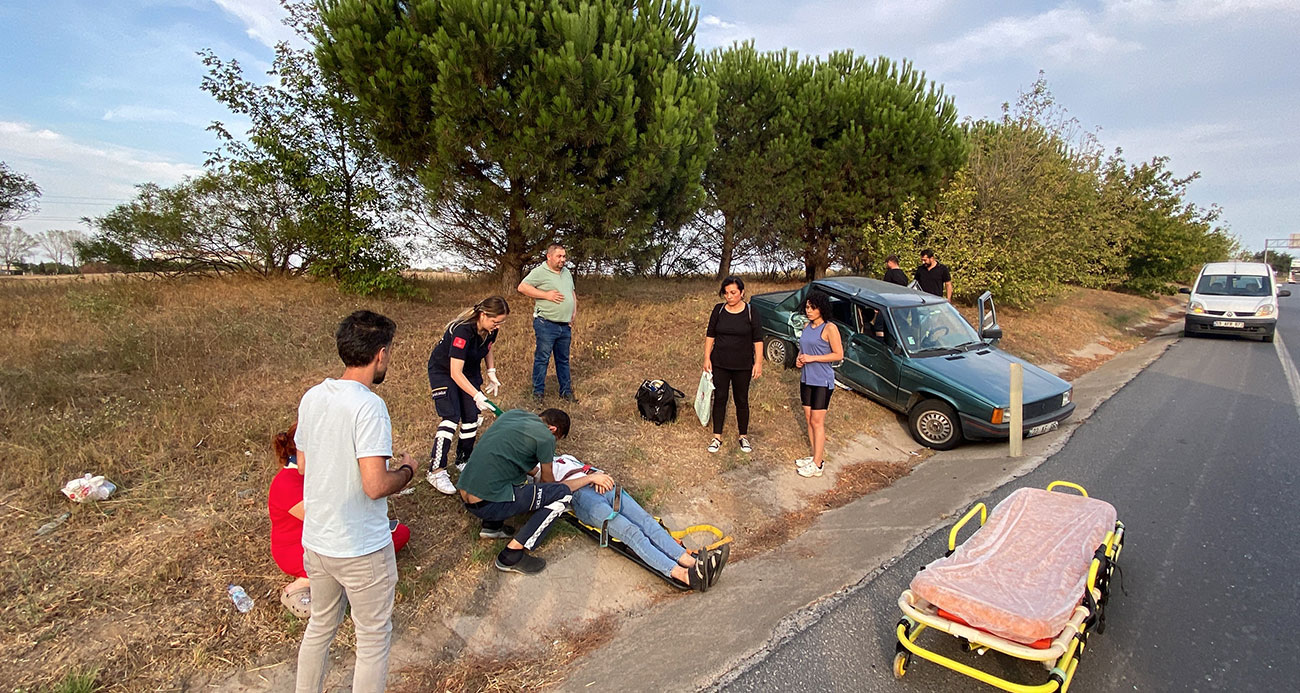 Tekirdağ’da trafik kazası: 4 yaralı