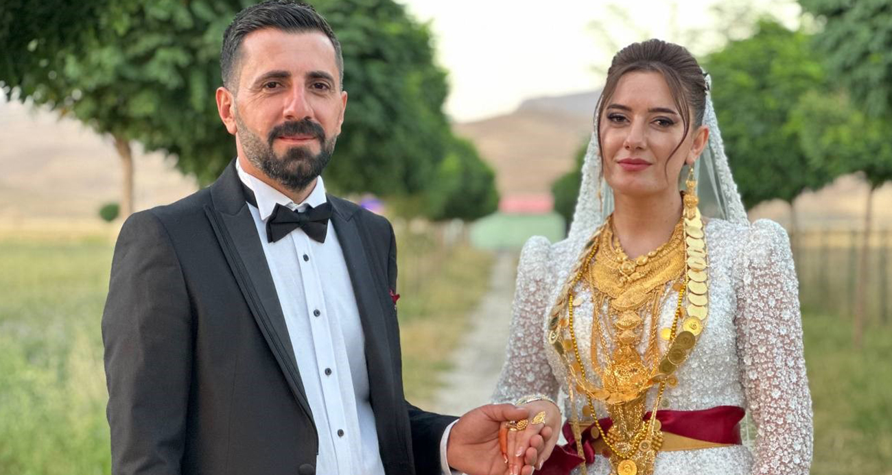 Geline kilolarca altın, damada ise 2 milyon TL takıldı
