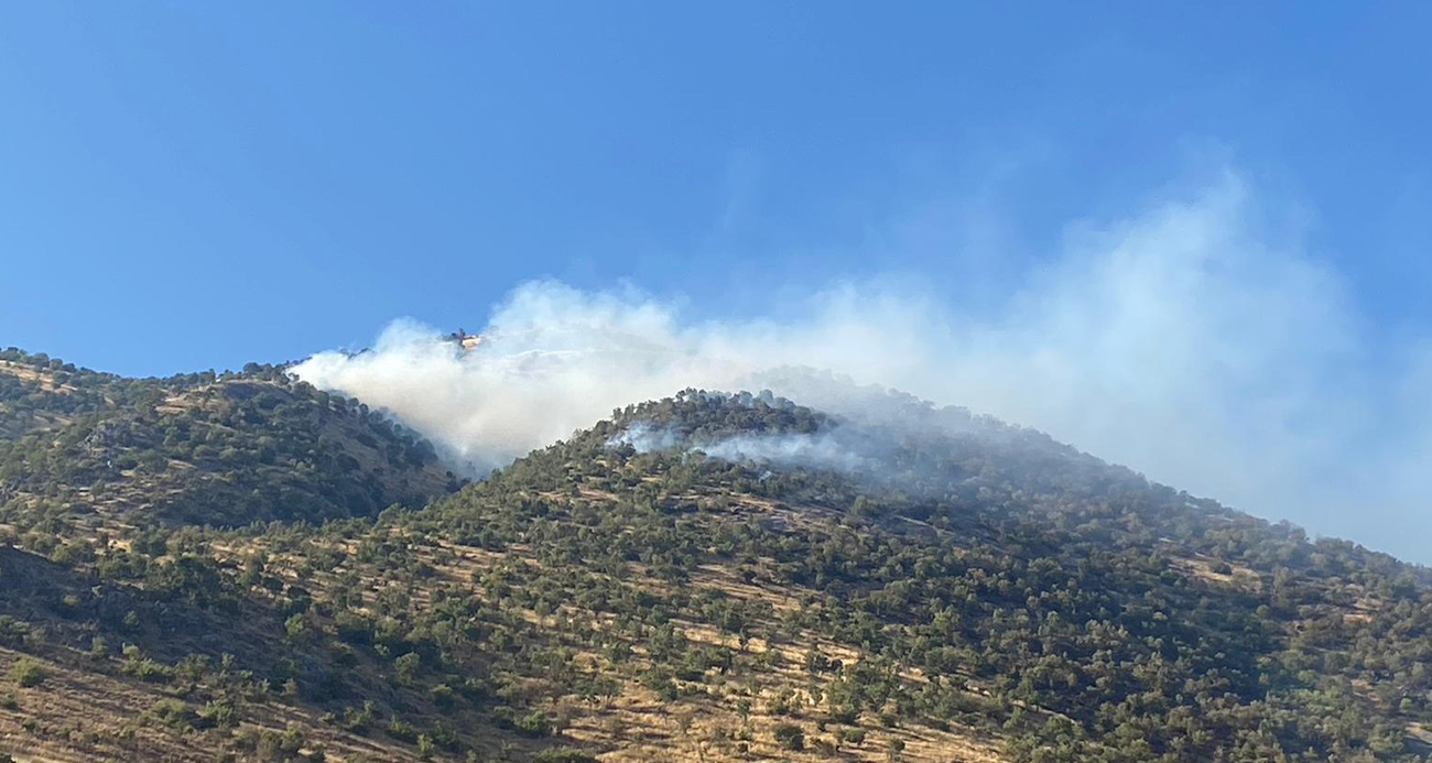 Kahramanmaraş’taki orman yangınına müdahale sürüyor