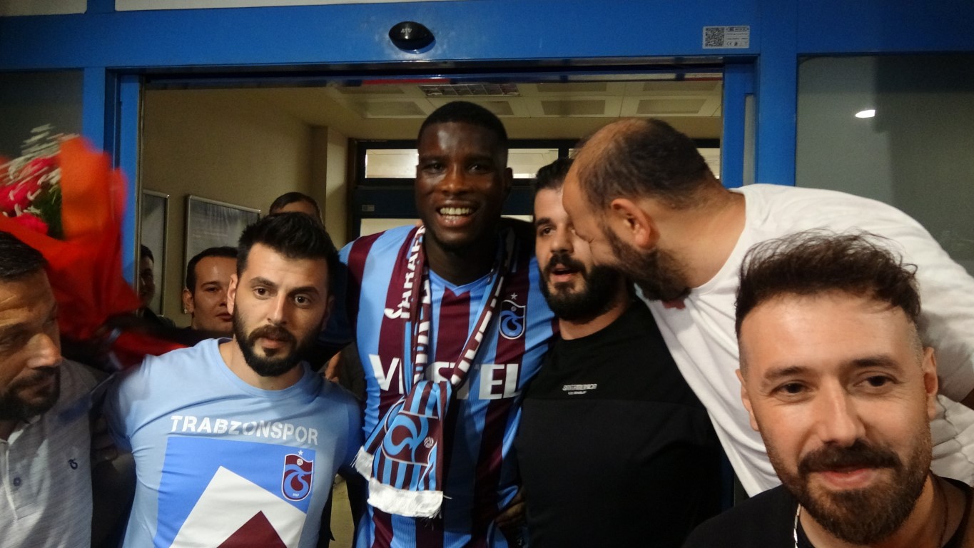 Trabzonspor’un yeni transferi Paul Onuachu, Trabzon’a geldi