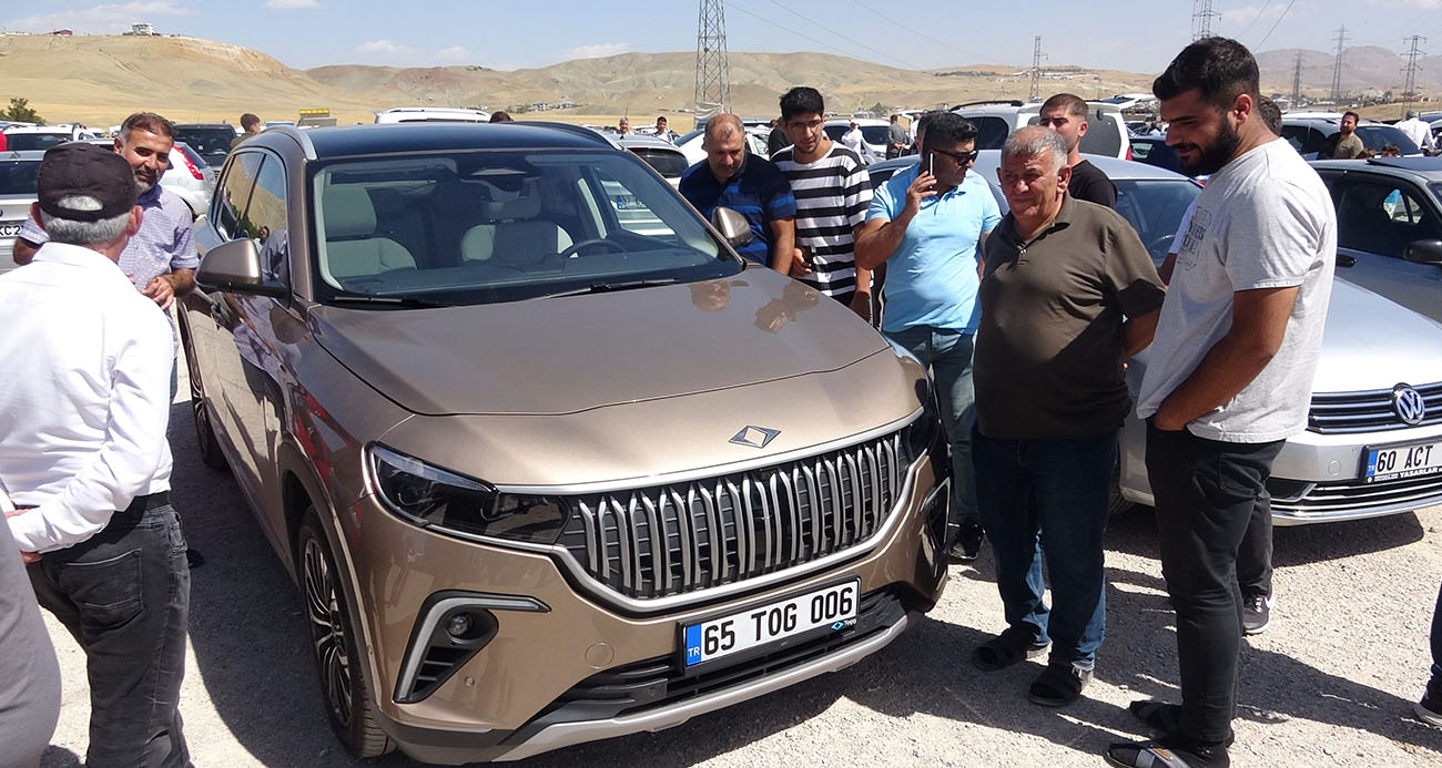 Togg’u açık oto pazarında görenler gözlerine inanamadı