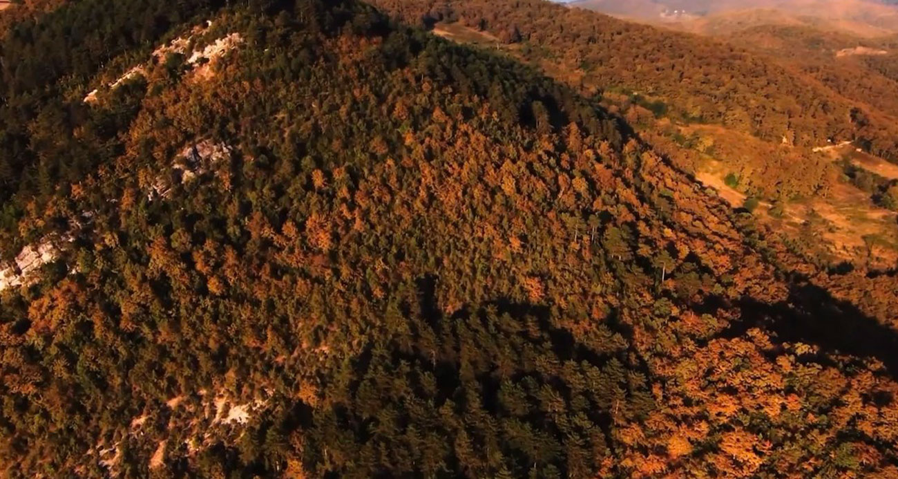 Zonguldak’ta eşsiz sonbahar manzarası