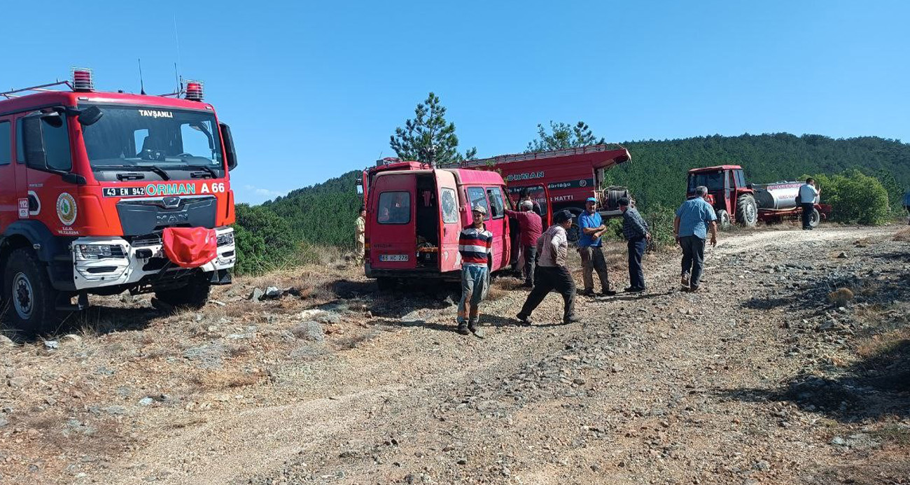 Kütahya’daki orman yangını kontrol altına alındı