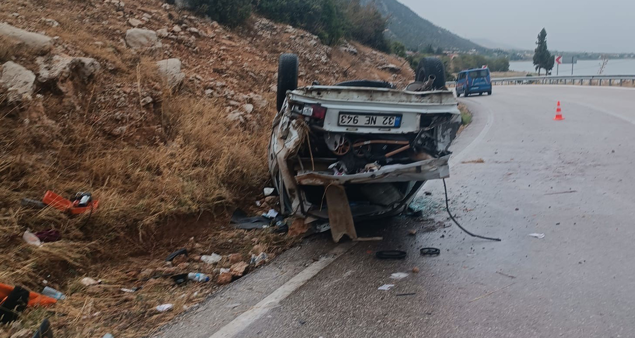 Isparta'da feci kaza!