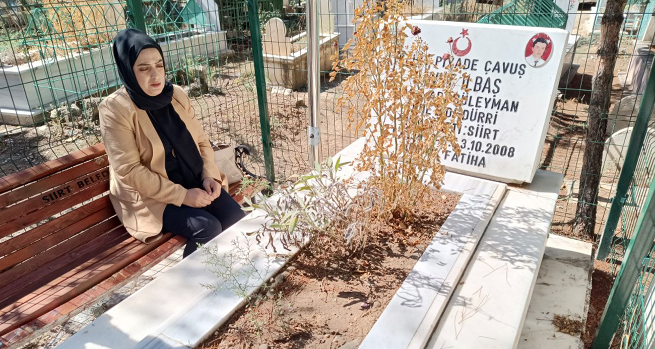 Aktütün şehidinin eşi: "Bizim bir vatanımız var, onun dışında biz kimseyi tanımıyoruz''