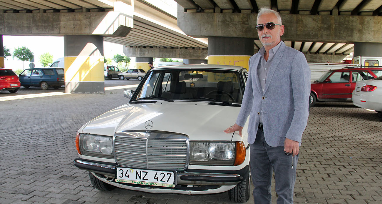 Kemal Sunal’ın filmlerinde de kullandığı Mercedes arabayı satışa çıkardı