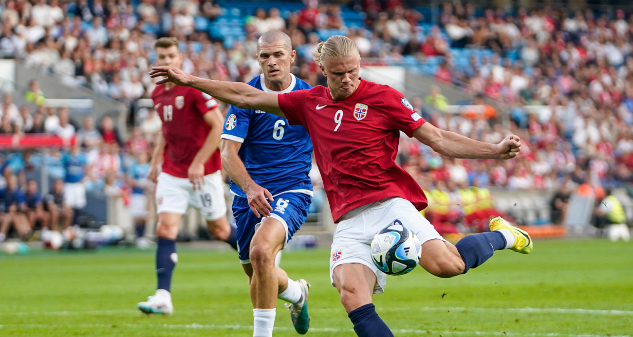 Erling Haaland, Norveç’in en golcü 2. futbolcusu oldu