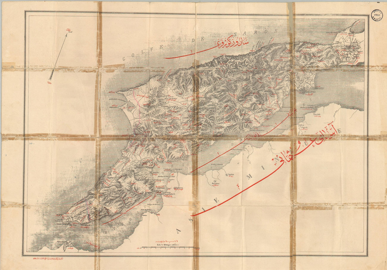 Cumhuriyet’in 100’üncü yılında Çanakkale’de ilk kez ortaya çıkan harita