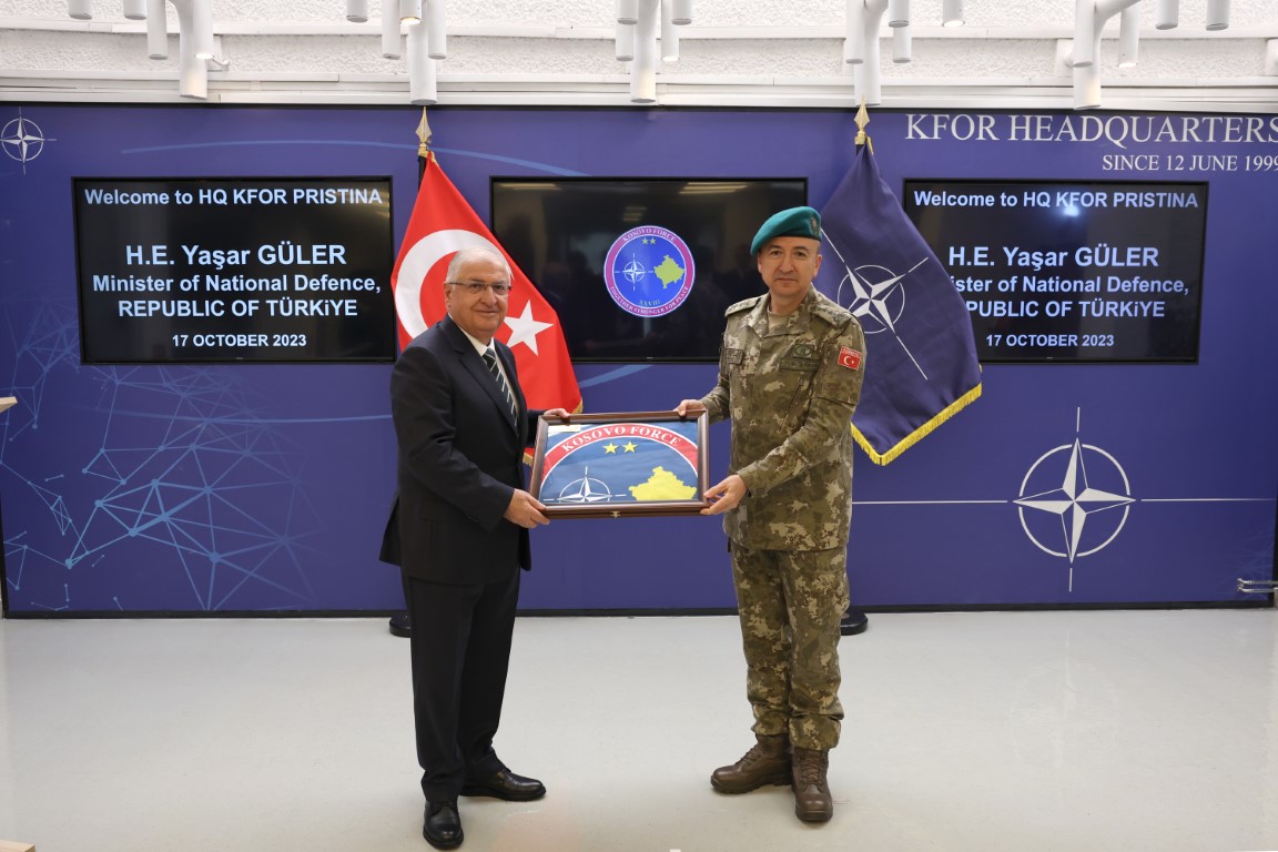 Bakan Güler: “NATO Kosova Gücü’ne en çok destek veren ikinci ülkeyiz”