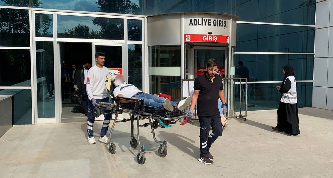 Adıyaman Adliyesinde kavga: 1’i polis 2 yaralı