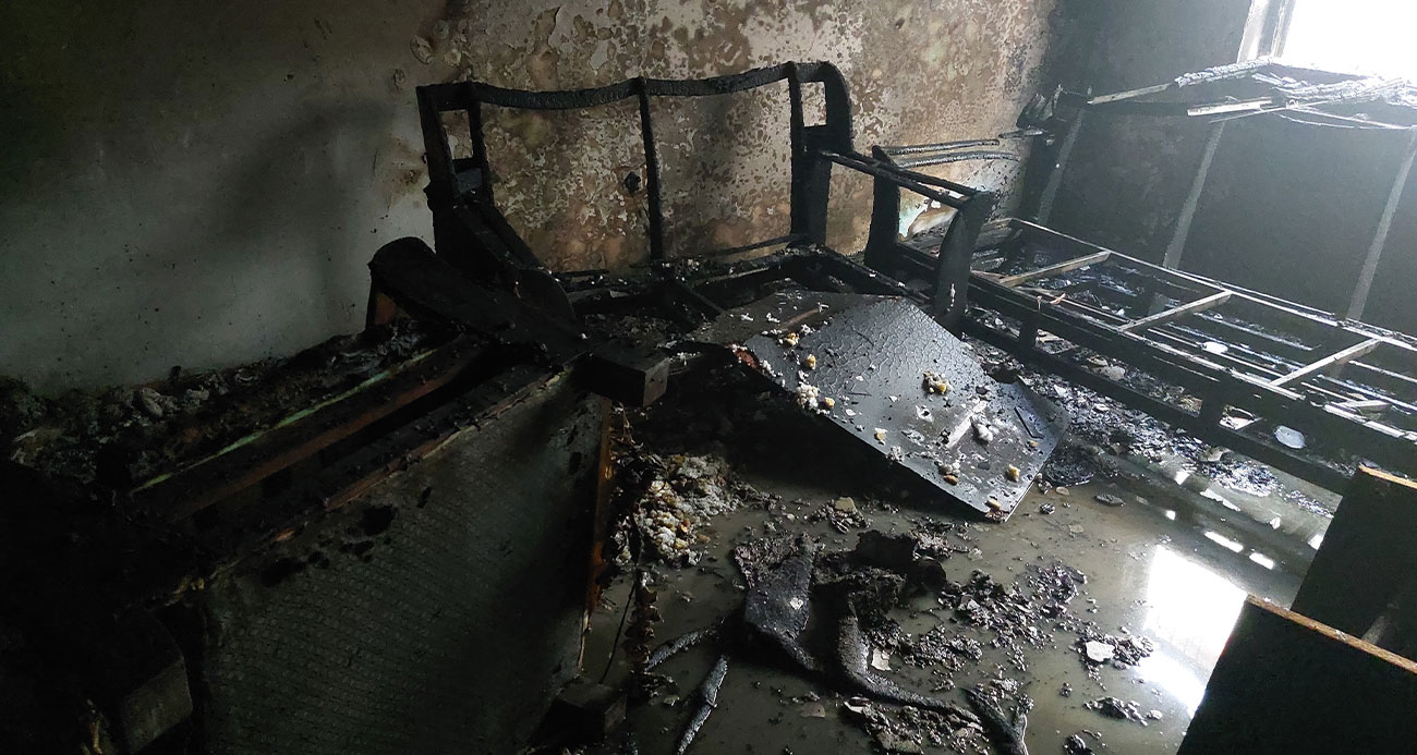 Samsun’da ev yangını: 3’ü çocuk 5 kişi hastanelik oldu