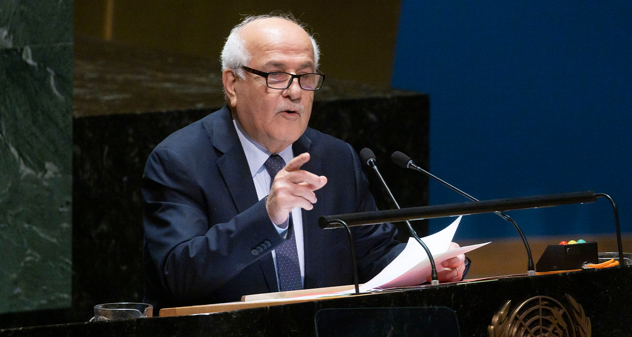 Filistin BM Daimi Temsilcisi Mansour: &quot;Hiçbir şey savaş suçlarını haklı gösteremez”